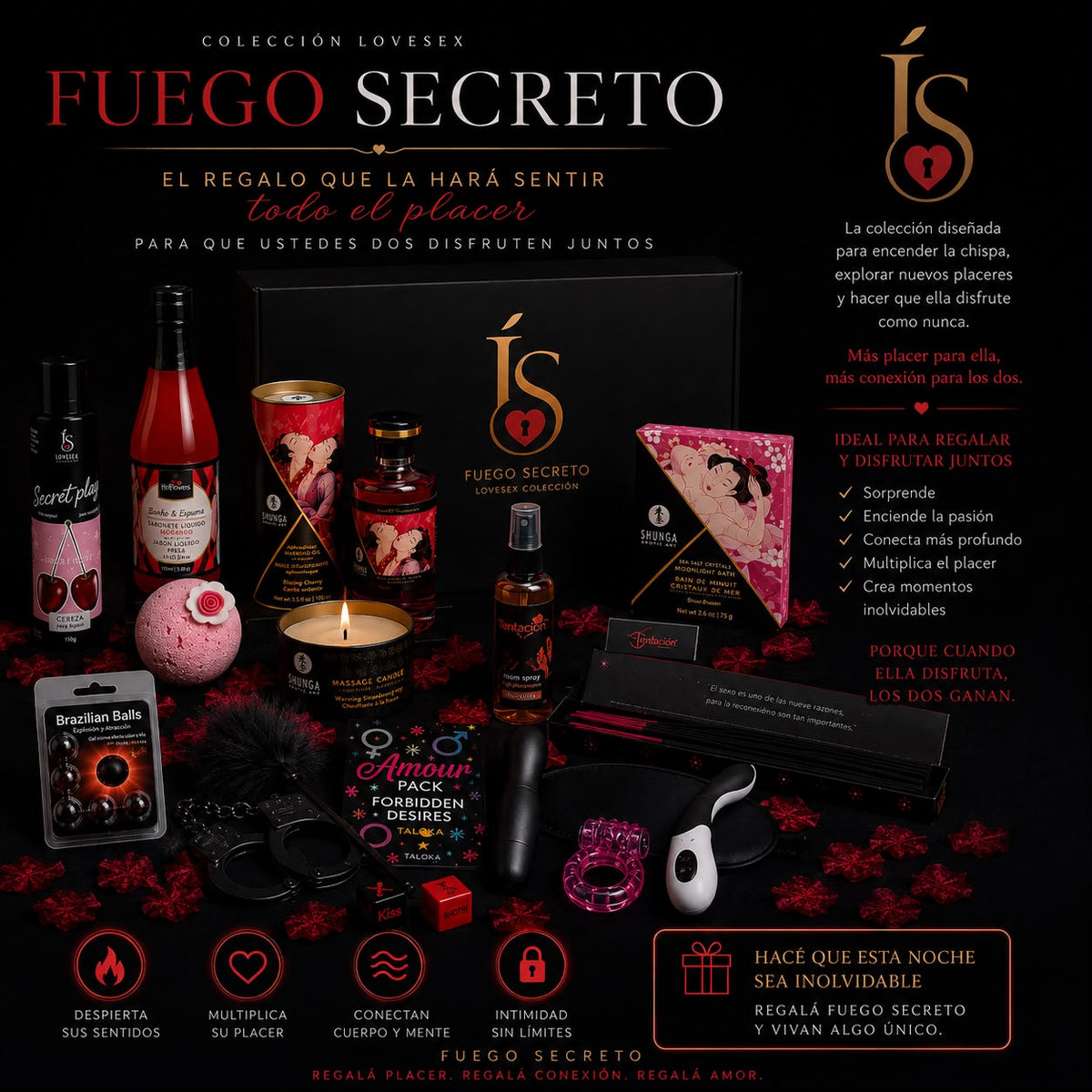 Caja fuego intenso